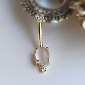 BVLA Oval with Single Accent Navel