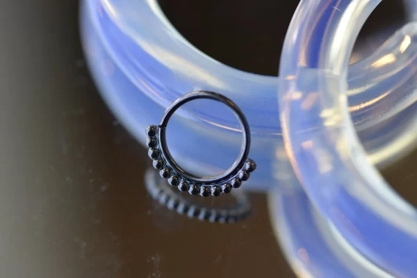 BVLA Latchmi Black Rhodium Hoop