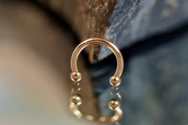 Anatometal Gold Horseshoe