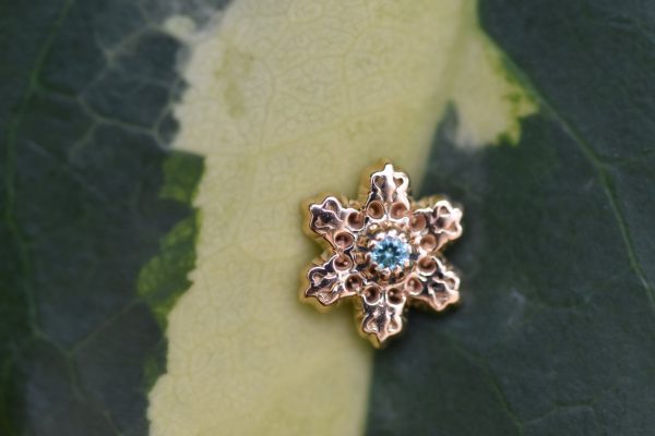 Kiwi Jewelry 14g Snowflake End - Image 2