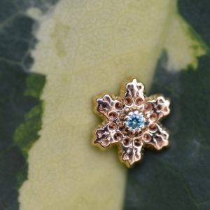 Kiwi Jewelry 14g Snowflake End