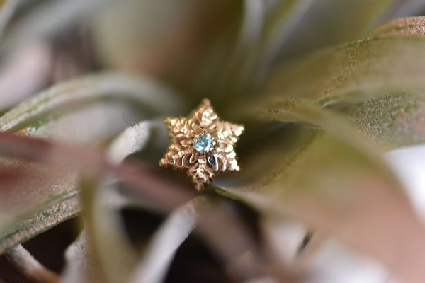 Kiwi Jewelry 14g Snowflake End