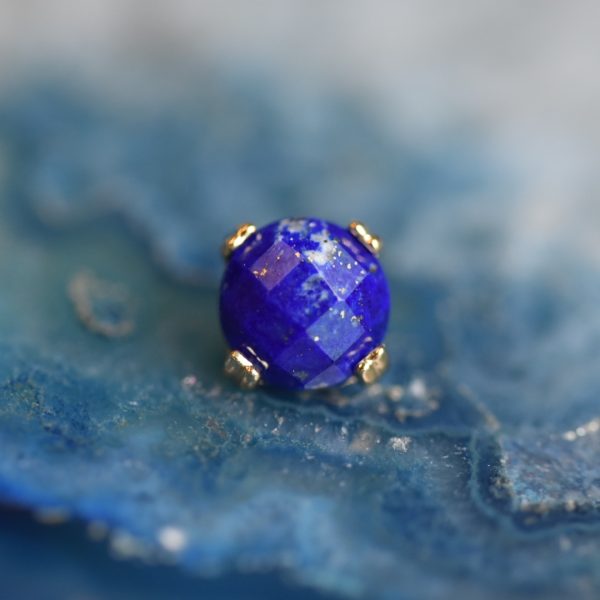 BVLA Prong Set Rose-Cut Lapis