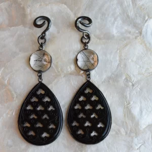 Diablo Tourmalated Quartz and Onyx Weights