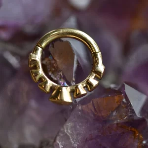 Sacred Symbols Yellow Gold Clicker