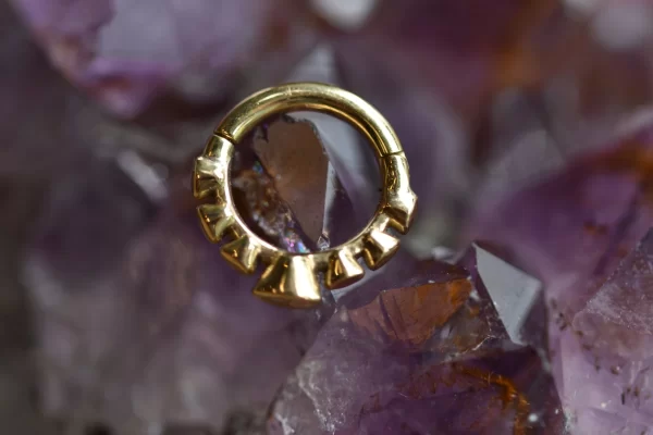 Sacred Symbols Yellow Gold Clicker