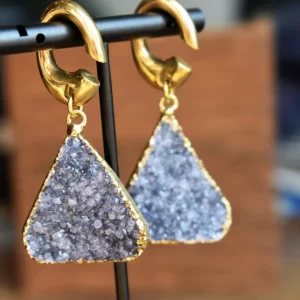 Diablo Organics Amethyst Druzy weights