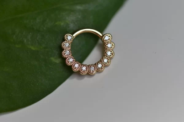 B.V.L.A. Santa Rosa clicker in Yellow Gold