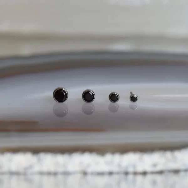 Neometal Black CZ Bezel Top