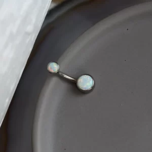 Industrial Strength White Opal Navel