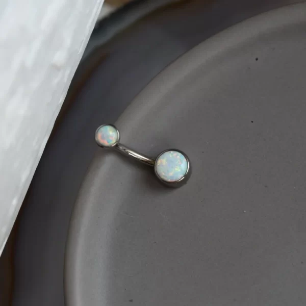 Industrial Strength White Opal Navel