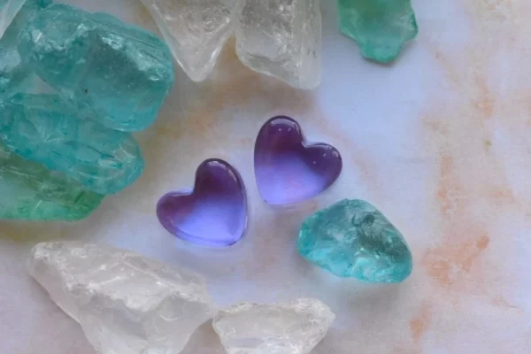 Gorilla Glass Heart Plugs