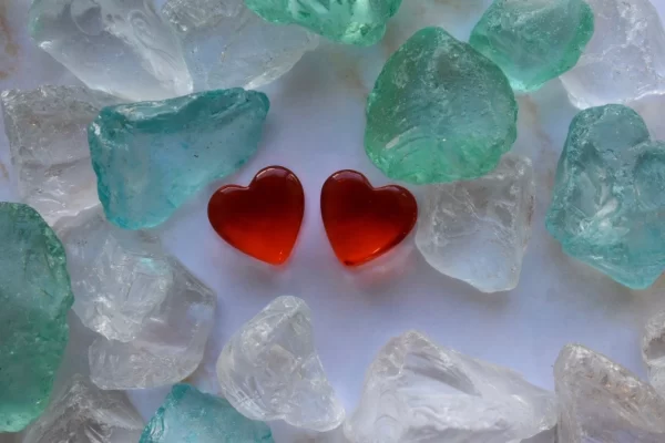 Gorilla Glass Heart Plugs - Image 3