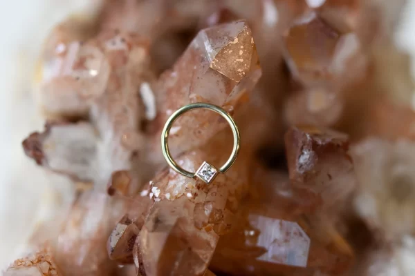 BVLA Princess Bezel Seam Ring