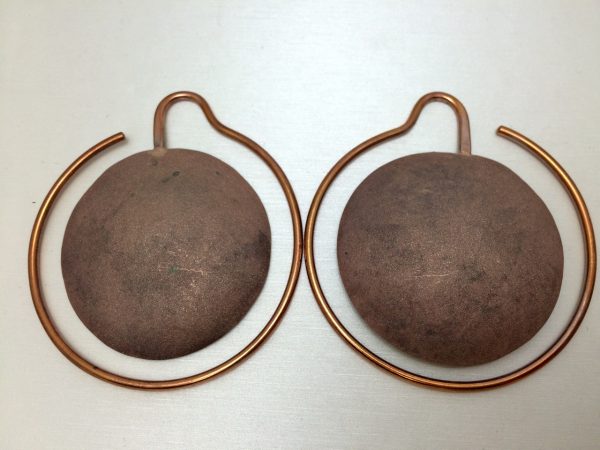 Maya Copper "Eclipse" Earrings