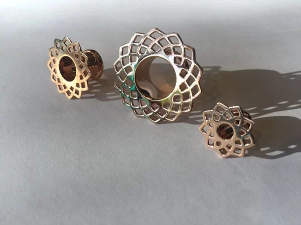 Tawapa Mandala Rose Gold Plated Eyelets