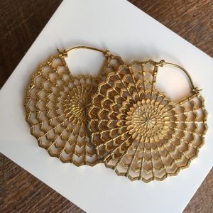 Maya Gold Plated Electric Heart Weights