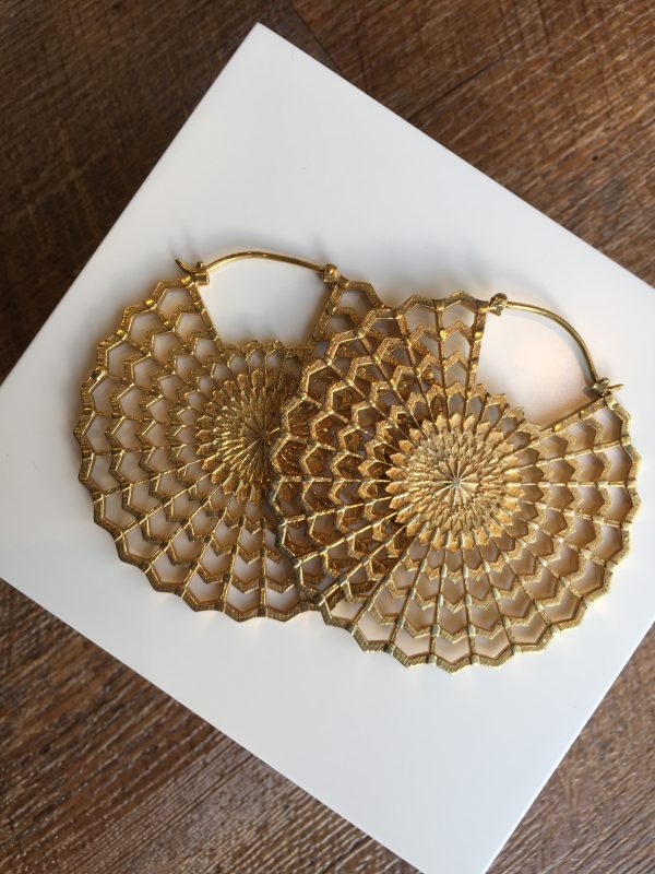 Maya Gold Plated Electric Heart Weights