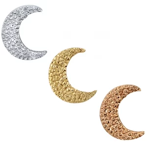 BVLA Pave Crescent Moon