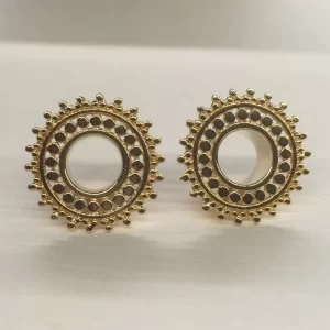 Tawapa Yellow Gold Afghan Eyelets