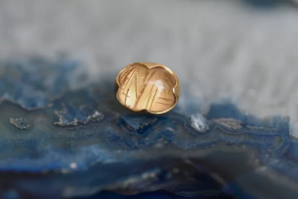 Diablo Organics Genuine Rutilated Quartz End