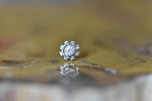 BVLA White Gold 3.5mm Firenze Ends