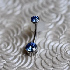 Industrial Strength Bezel Arctic Blue Navel