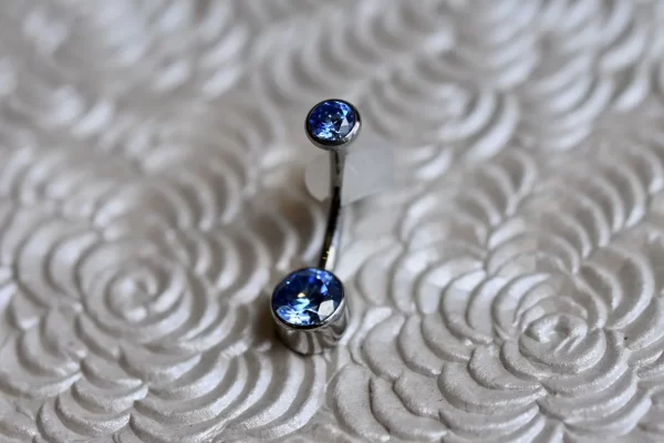 Industrial Strength Bezel Arctic Blue Navel