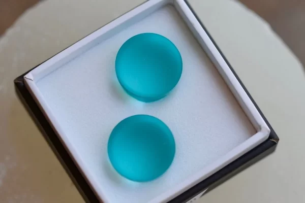 Gorilla Glass Matte Plugs - Turquoise