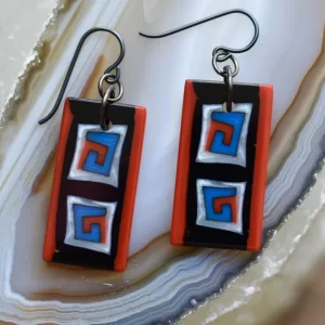 Gorilla Glass "Mitla" Earrings