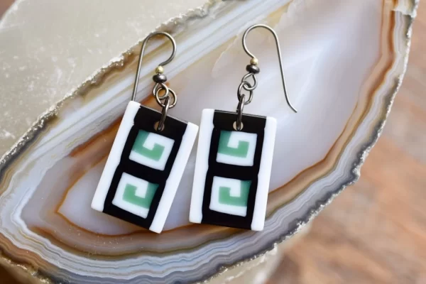 Gorilla Glass "Mitla" Earrings