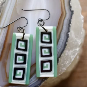 Gorilla Glass "Mitla" Earrings