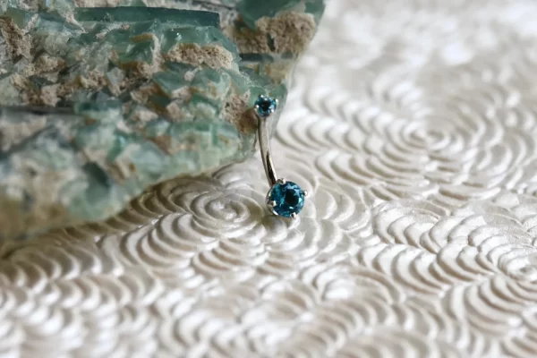 BVLA Navel w/ Paraiba Topaz